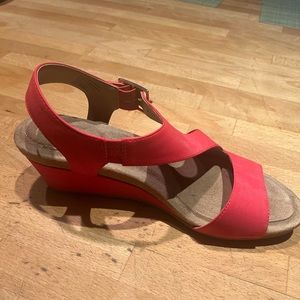 Cute coral sandals